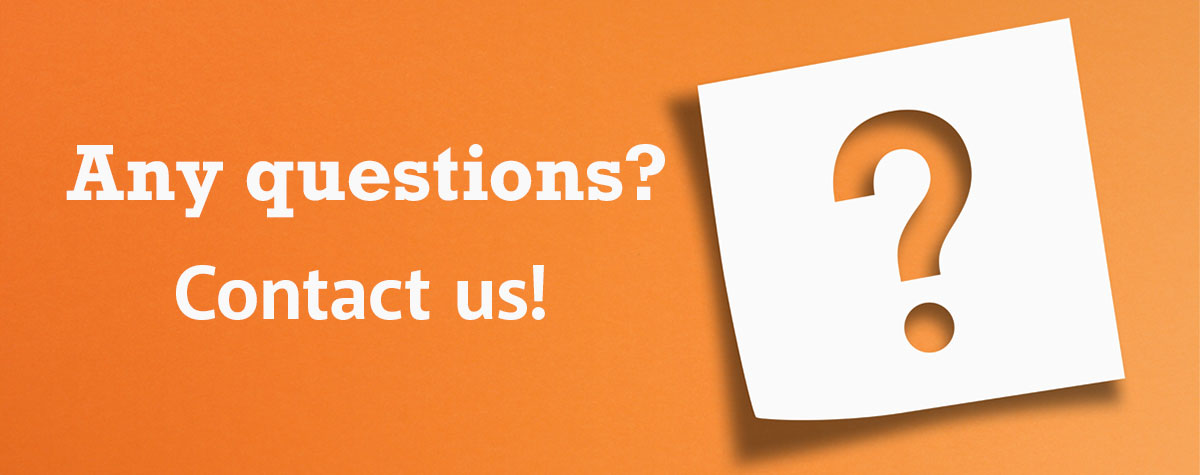 Any questions? Contact us!